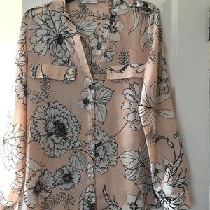 Calvin Klein Print Blouse